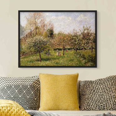 Quadros com moldura Camille Pissarro - Spring In Eragny