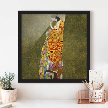 Quadros com moldura Gustav Klimt - Hope II
