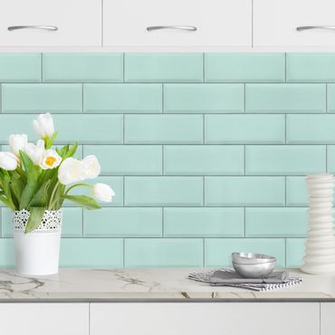 Backsplash de cozinha Ceramic Tiles Turquoise