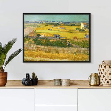 Quadros com moldura Vincent Van Gogh - The Harvest