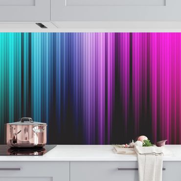Backsplash de cozinha Rainbow Display