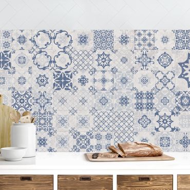 Backsplash de cozinha Ceramic Tiles Agadir Blue
