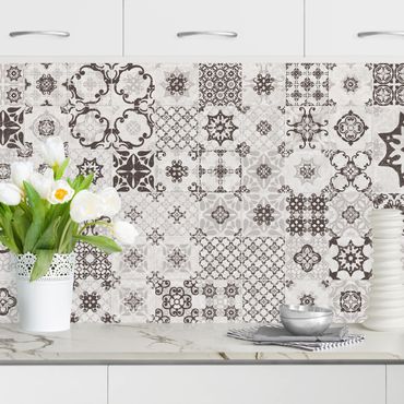 Backsplash de cozinha Ceramic Tiles Agadir Grey