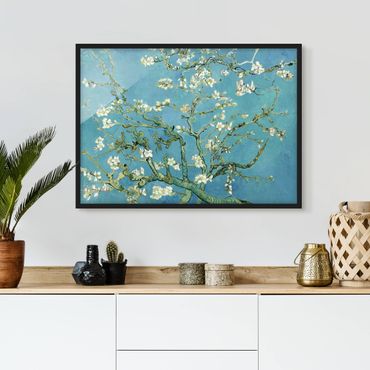 Quadros com moldura Vincent Van Gogh - Almond Blossoms