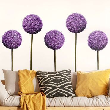 Autocolantes de parede Allium Ball Blossoms Set of 5