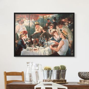 Quadros com moldura Auguste Renoir - Luncheon Of The Boating Party