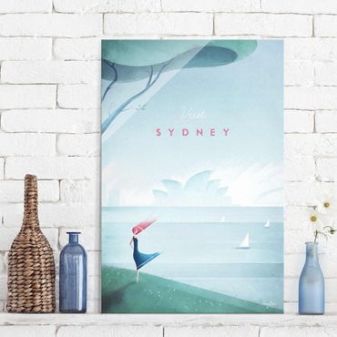 Quadros em vidro Travel Poster - Sidney