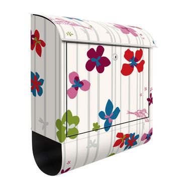 Caixas de correio Floral Pattern