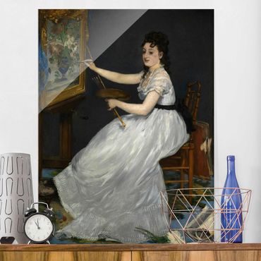 Quadros em vidro Edouard Manet - Eva Gonzalès