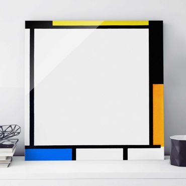 Quadros em vidro Piet Mondrian - Composition II