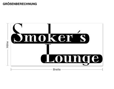 Autocolantes de parede Smoker lounge