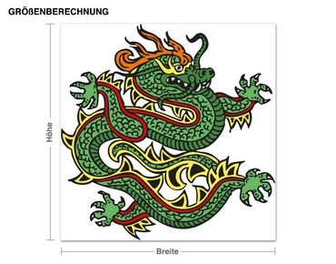 Autocolantes de parede Chinese Dragon