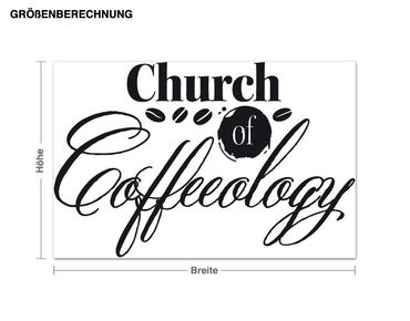 Autocolantes de parede Church of Coffeeology