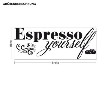 Autocolantes de parede Espresso yourself