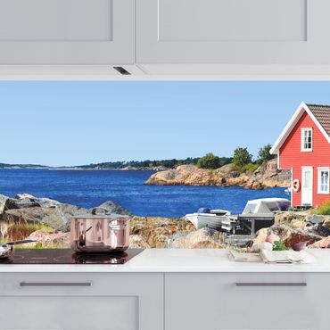 Backsplash de cozinha Holiday in Norway