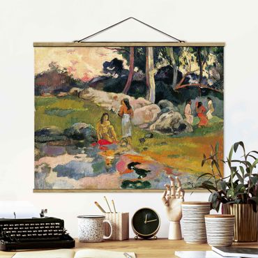 Quadros em tecido Paul Gauguin - Women At The Banks Of River