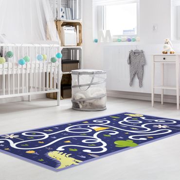Tapete vinílico Playoom Mat Dinosaurs - Dino Mom Looking For Her Baby