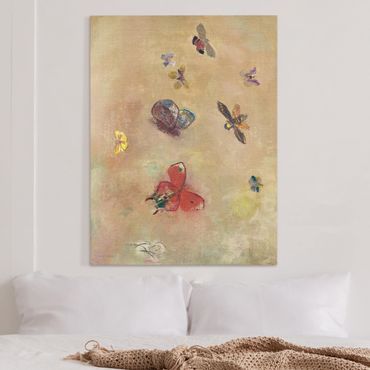 Telas decorativas Odilon Redon - Colourful Butterflies
