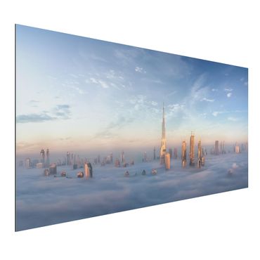 Quadros em alumínio Dibond Dubai Above The Clouds