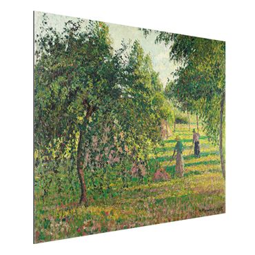 Quadros em alumínio Dibond Camille Pissarro - Apple Trees And Tedders, Eragny