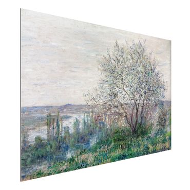 Quadros em alumínio Dibond Claude Monet - Spring in Vétheuil