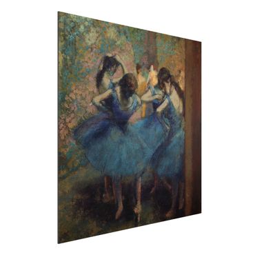 Quadros em alumínio Dibond Edgar Degas - Blue Dancers