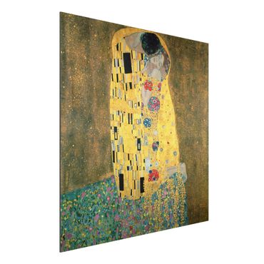 Quadros em alumínio Dibond Gustav Klimt - The Kiss