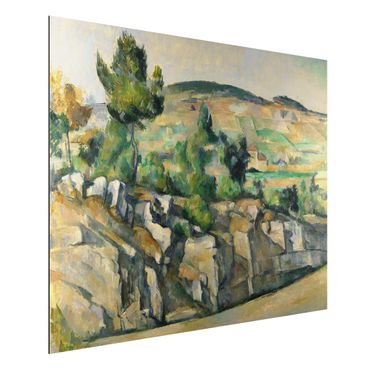 Quadros em alumínio Dibond Paul Cézanne - Hillside In Provence