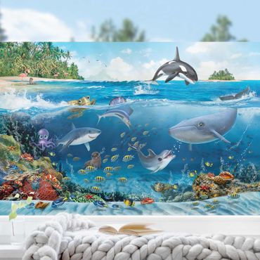 Péliculas para janelas Underwater World With Animals