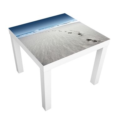 Papel autocolante para móveis Mesa Lack IKEA Traces In The Sand