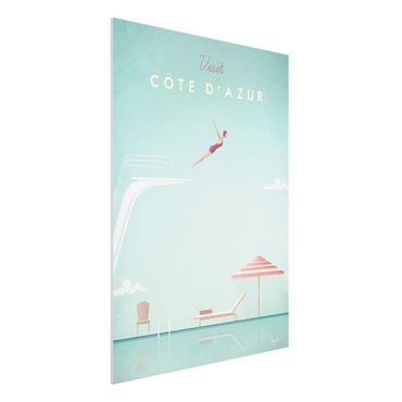 Quadros forex Travel Poster - Côte D'Azur