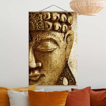 Quadros em tecido Vintage Buddha