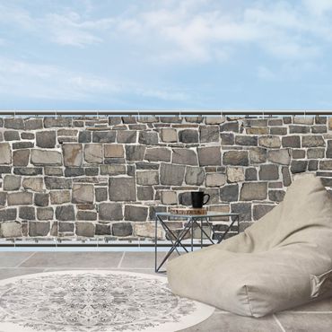 Tela de privacidade para varanda Quarry Stone Wallpaper Natural Stone Wall