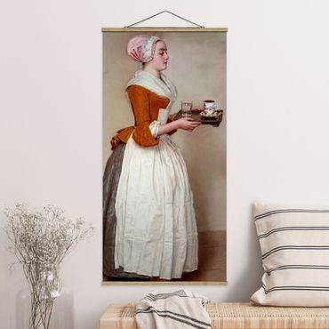 Quadros em tecido Jean Etienne Liotard - The Chocolate Girl