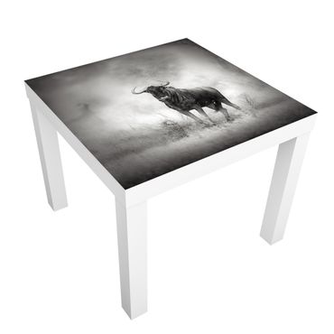 Papel autocolante para móveis Mesa Lack IKEA Staring Wildebeest