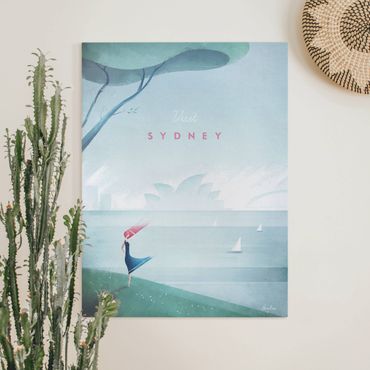 Telas decorativas Travel Poster - Sidney