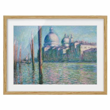 Quadros com moldura Claude Monet - The Grand Canal