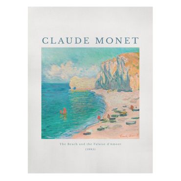 Telas decorativas Claude Monet - The Beach