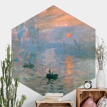 Papel de parede hexagonal Claude Monet - Impression