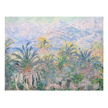 Telas decorativas Claude Monet - Palm Trees at Bordighera