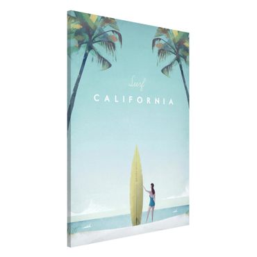 Quadros magnéticos Travel Poster - California
