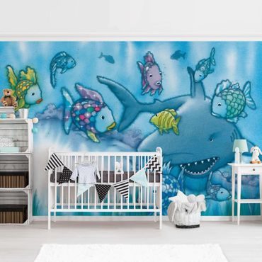 Mural de parede The Rainbow Fish - Shark Attack