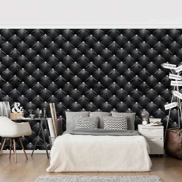Papel de parede padrões Diamond Black Luxury