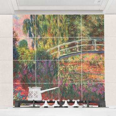 Películas para azulejos Claude Monet - Japanese Bridge In The Garden Of Giverny