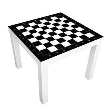Papel autocolante para móveis Mesa Lack IKEA Chessboard