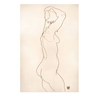 Telas decorativas Egon Schiele - Female Nude
