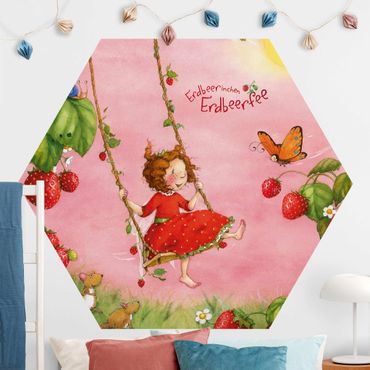 Papel de parede hexagonal The Strawberry Fairy - Tree Swing