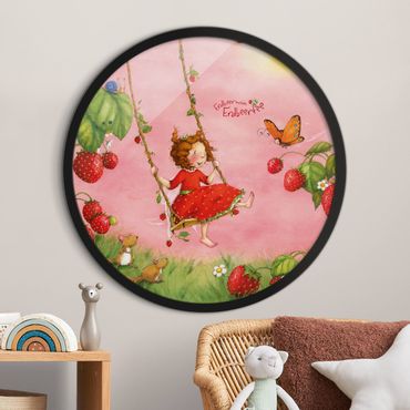 Quadros com moldura The Strawberry Fairy - Tree Swing