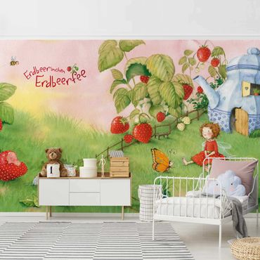 Mural de parede Little Strawberry Strawberry Fairy - In The Garden