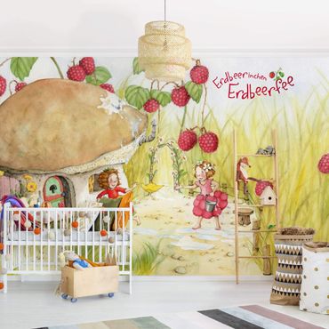 Mural de parede Little Strawberry Strawberry Fairy - Under The Raspberry Bush